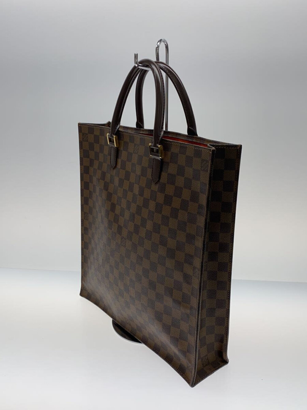 Louis Vuitton Damier Brown Ebene Sac Plat Brown